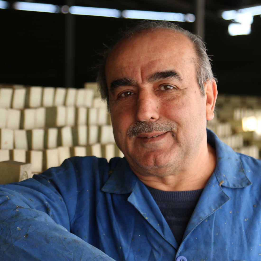 Syrian soap maker of Sabun gear